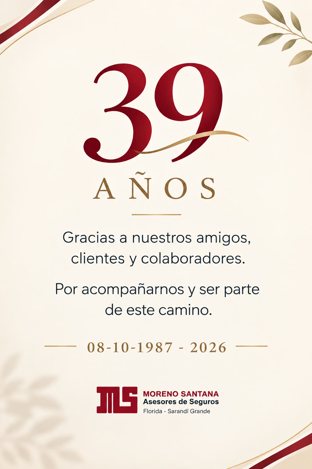 39 AÑOS!!!